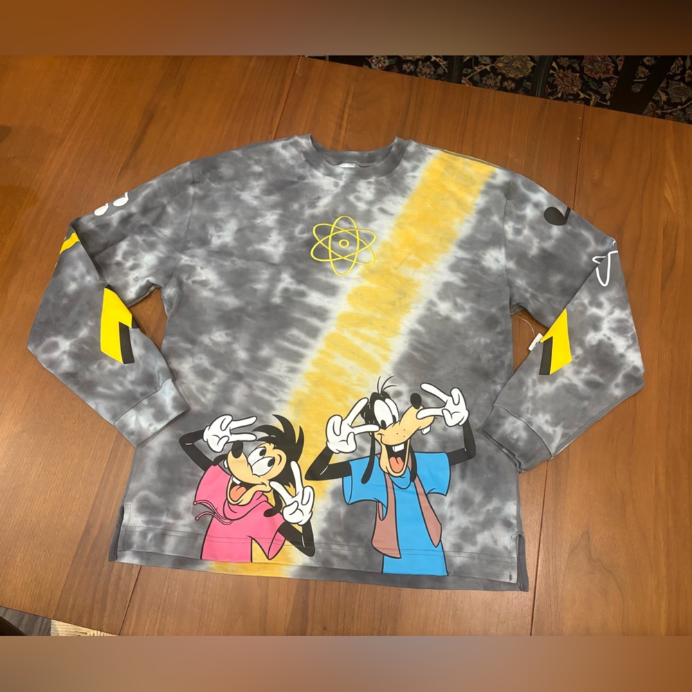 Disney Parks A Goofy Movie Tie-Dye Long Sleeve T-shirt for Adults